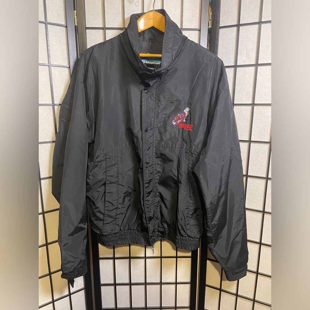 Vintage Sport Rider Magazine Windbreaker Jacket By Tri Mountain Men’s Size XL
